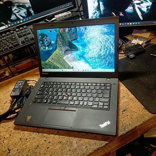 (^引渡し先決まりました‍↕️^)激速SSD レノボ・ジャパンノートパソコン Core-i5 / SSD 256ギガ / メモリ 8ギガ / Windows11 最新アップデート済み / Office2021 プロplus インストール済み / ウェブカメラ付き / ビジネス向けミドルスペックマシン /(^^)