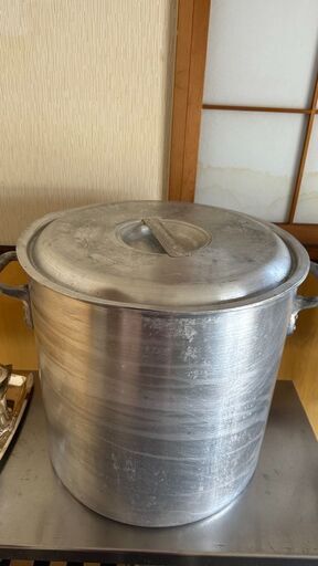 寸胴鍋　ProChef　　直径45ｃｍ,　高さ55ｃｍ　蓋あり