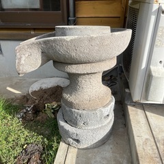 石臼、外構、ガーデニング、飾り、石、エクステリア
