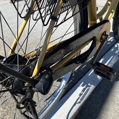 【完売御礼】【大人用】整備済 丸石 26型内装3段ギア ワイングラスS型 中古自転車 婦人車 黄色 <自転車のオオムラ 静岡店> 完売御礼】【大人用】整備済 丸石 26型内装3段ギア ワイングラスS型