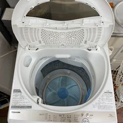 洗濯機　No.14355　東芝　2021年製　5kg　AW-5GA1(W)　【リサイクルショップどりーむ天保山店】