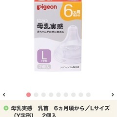 母乳実感　乳首Lサイズ　6コまとめて500円