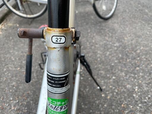 27, シルバー, シティサイクル - サイクルベースあさひ 自転車 No.1386 