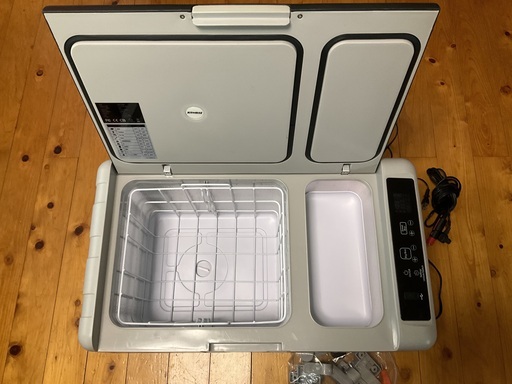 ポータブル冷蔵庫30L(26+4)2室独立制御 -20〜10℃ AC100-240V/DC12/24V