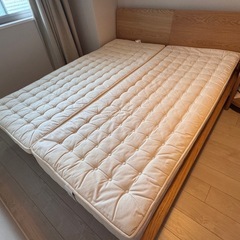 無印ベッドクイーンサイズ(セミシングル)