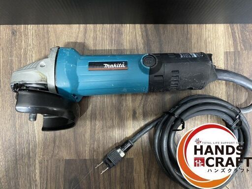 【中古】マキタ makita ディスクグラインダ 9533BLA 100V 取付可能砥石外径100mm 厚さ3～6mm 内径15mm 回転数9000回転/分 ※本体のみ