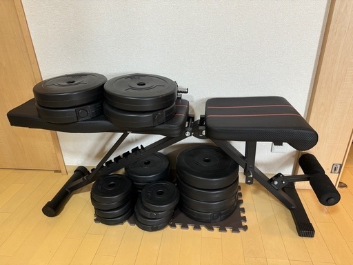 インクラインベンチ ダンベル60kg 60kgダンベルセット インクラインベンチ