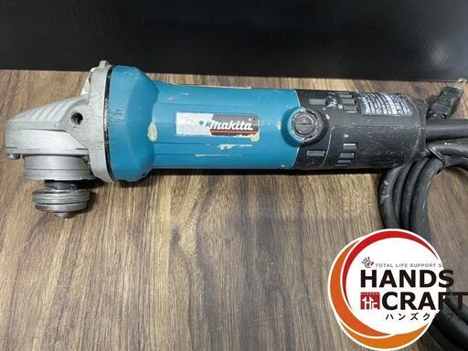 【中古】マキタ makita ディスクグラインダ 9533BL 100V 取付可能砥石外径100mm 厚さ3～6mm 内径15mm 回転数9000回転/分 ※本体のみ