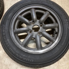 ブラックレーシング　アルミタイヤ付　4本セット