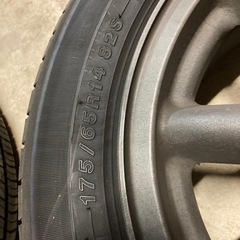 ブラックレーシング　アルミタイヤ付　4本セット