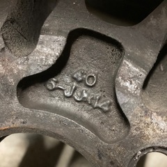 ブラックレーシング　アルミタイヤ付　4本セット