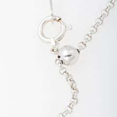 K18WG ダイヤモンド クロスネックレス 品番d23-92