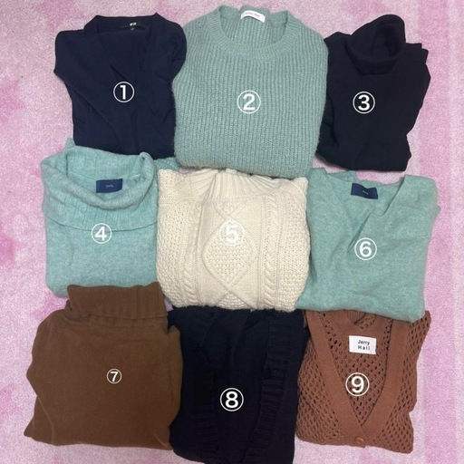 SHIPS GLOBALWORK UNIQLO ニット9点セット