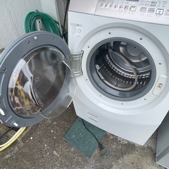 【リサイクルサービス八光】2012年製　シャープ　ななめ型ドラム式洗濯乾燥機（10kg）左開き ES-V530-NL