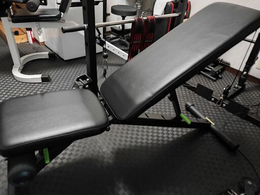 RELIFE REBUILD YOUR LIFE 腹筋用腹筋ベンチ 傾斜 抵抗バンド付き  