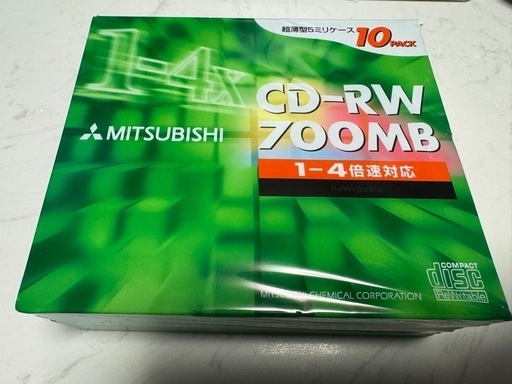 CD RW + DVDR それぞれ60枚ずつ、合計120枚