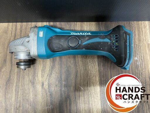 【中古】マキタ makita ディスクグラインダ GA402DZ 18V 取付可能砥石外径100mm 厚さ3～6mm 内径15mm 回転数11000回転/分 ※本体のみ