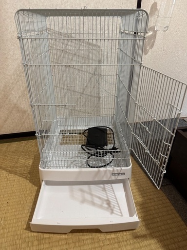 ペットケージ+電気ヒーター