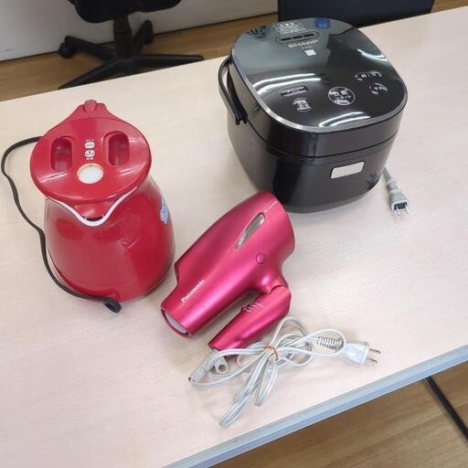 まとめ売り　電気ケトル　ドライヤー　炊飯器