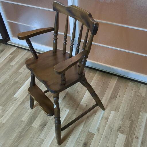 飛騨の家具　ベビーチェア　ハイチェア　椅子　飛騨産業　レトロ　アンティーク\n