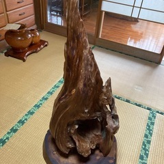 ②屋久杉 置物 オブジェ