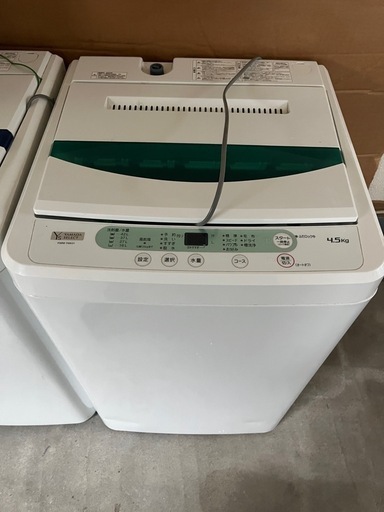 【商談成立】YAMADA 全自動洗濯機 4.5kg YWM-T45G1