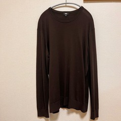 ♥️♥️XL✨メンズ UNIQLO ブラウン✨ニット