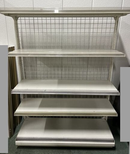 中日製 陳列棚 片面5段 什器 店舗用品 幅120cm×奥行50cm×高さ159cm