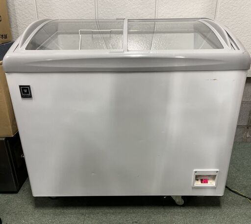 レマコム 冷凍ショーケース 業務用冷凍庫 容量266L バスケット１個付 急速冷凍機能付 RIS-266F 店舗 飲食店