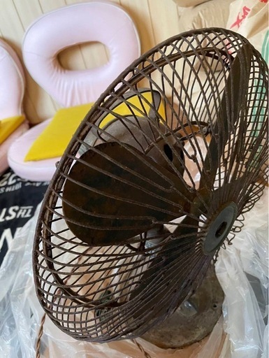 川崎造船 電気扇 川崎オルビット型電気扇 ジャンク 扇風機 オルビツト