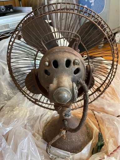 川崎造船 電気扇 希少/神戸川崎造船所/オルビット型電気扇/川崎型電気