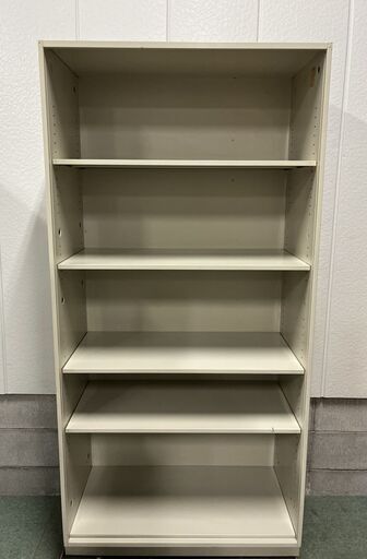3台あり LION ライオン 5段 オープン書庫 キャビネット 収納庫 スチール製 事務用品 幅90cm×奥行45cm×高さ183cm