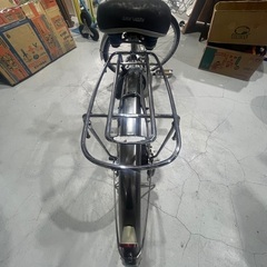 商談中 大人用 自転車 ママチャリ シルバー DUNLOP 鍵付き 