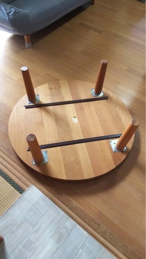 飛騨家具 円卓 飛騨産業 キツツキ サイドテーブル 丸テーブル 円卓