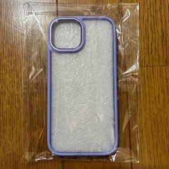 【美品】iPhone15 カバー　パープル