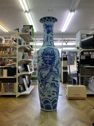 0004　昇竜花瓶壺