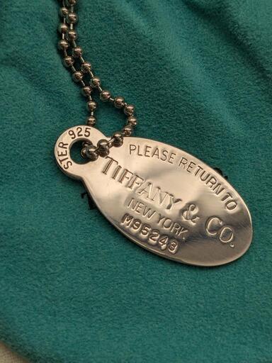 ティファニー リターントゥ オーバル プレート ネックレス シルバー925
