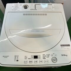 【愛品館八千代店】SHARP 　シャープ　2022年製　5.5㎏全自動洗濯機　ES-GE5G 愛品館八千代店】SHARP シャープ 2022年製 5.5㎏全自動洗濯機