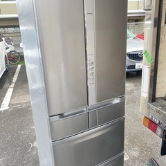 NO 504 🌈福岡市内配送設置無料✨🌈　日立 HITACHI 冷蔵庫（475L・ハイブライトステンレス）真空チルドSプレミアム R-SF48ZM-SH