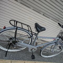 INNOVATION FACTORY CITY S[イノベーション ファクトリーシティS]26吋 シティサイクル 外装6段/LEDオート(グレー)