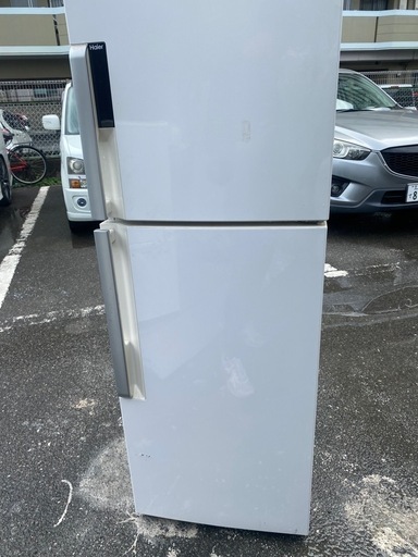 NO 498  福岡市内配送設置無料✨ ハイアール Haier 冷凍冷蔵庫（225L・右開き） ホワイト JR-NF225A W