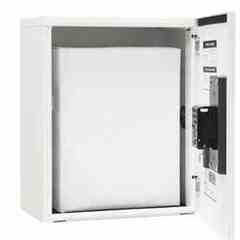 宅配ボックス ナスタ KS-TLT340-F415-LM 2019年製 前入前出 機械式 防滴タイプ ライトグレー×メタリックシルバー⑥