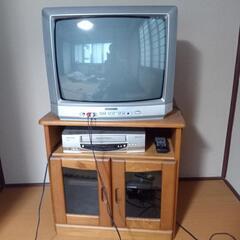 デジタルチューナー＋20型ブラウン管テレビ＋テレビ台