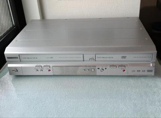 ❮美品❯三菱 ビデオ一体型DVDビデオレコーダー 楽レコとDVD プレーヤー  セット