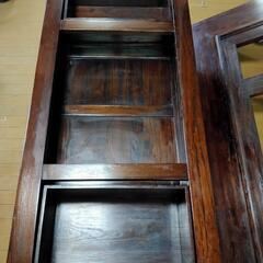 アンティーク レトロ 調 囲炉裏 ダイニング テーブル セット 火鉢 和家具 古民具
 木製