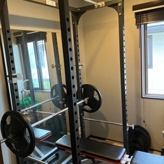 【取引中】BODYMAKERパワーラック、ベンチ一式