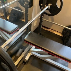 【取引中】BODYMAKERパワーラック、ベンチ一式