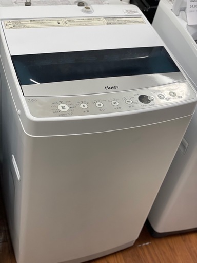 送料・設置込み可　洗濯機　7kg  Haier 2021年