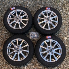 155/65 R14　スタッドレスタイヤ、アルミホイール付 4本セット