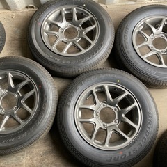 JB64 ジムニー新車外し BS 175/80R16 4本 2024年製 アルミホイール夏